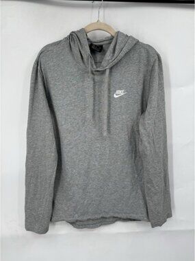Nike Lightweight Hoodie Men S Grey Athleisure Streetwear Casual Athletic Basic